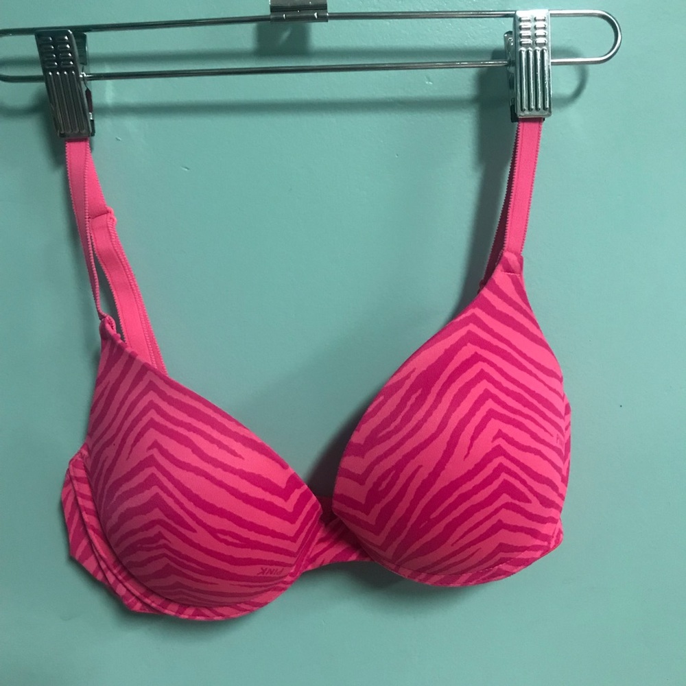 Pink bra